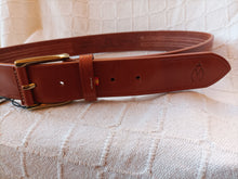 Cargar imagen en el visor de la galería, Cinturón Vaquetilla bordado 4 cm