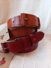 Cargar imagen en el visor de la galería, Cinturón básico vaquetilla – elegancia artesanal y estilo taurino
