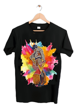 Cargar imagen en el visor de la galería, Camiseta taurina “Splash” – arte contemporáneo y pasión española